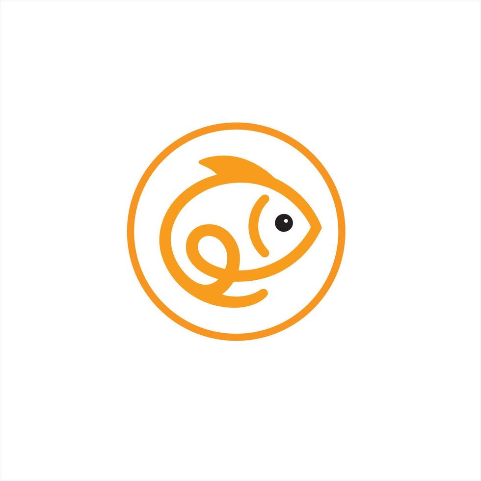 a fish logo vector