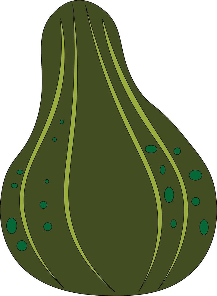 A Ripped Green Pear Fruit Cartoon with a Green Leaf Illustration Whole Pear Element Food Ingredient Salad Design Healthy Food and Lifestyle Isolated on White Background vector