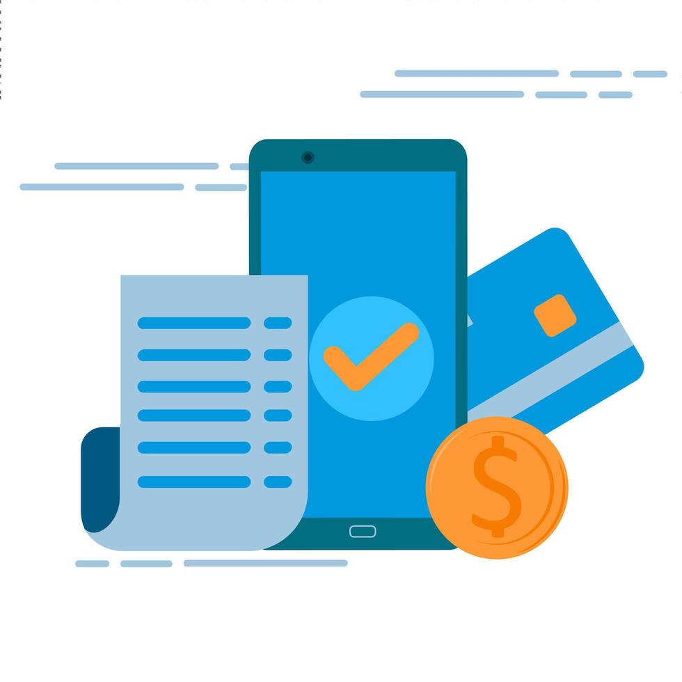 Mobile payments in the usa vector