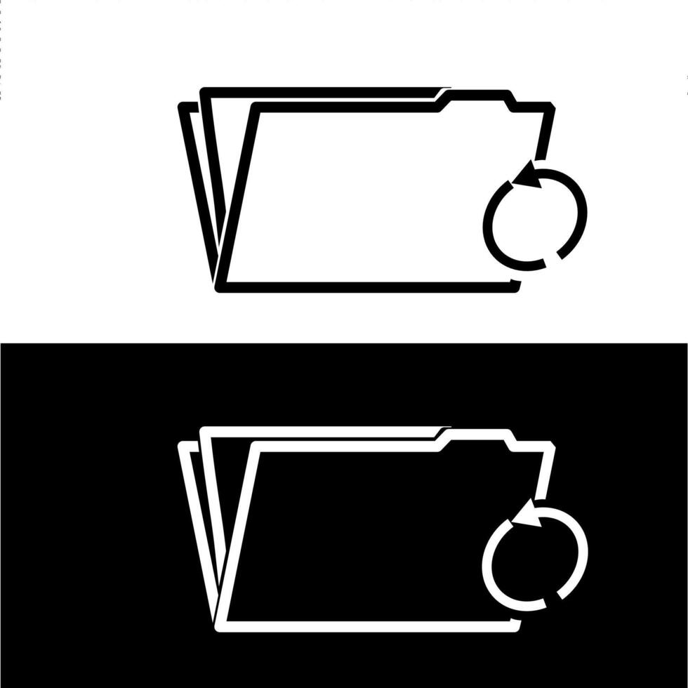 File folder icon vector