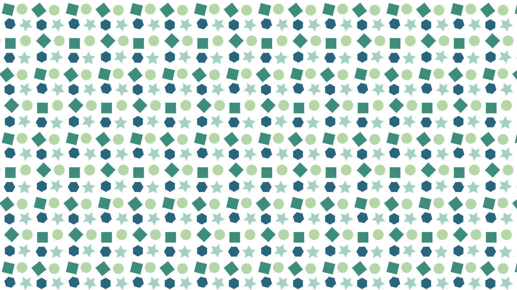 Pattern of Colorful Geometric Shapes in Repetitive Design vector