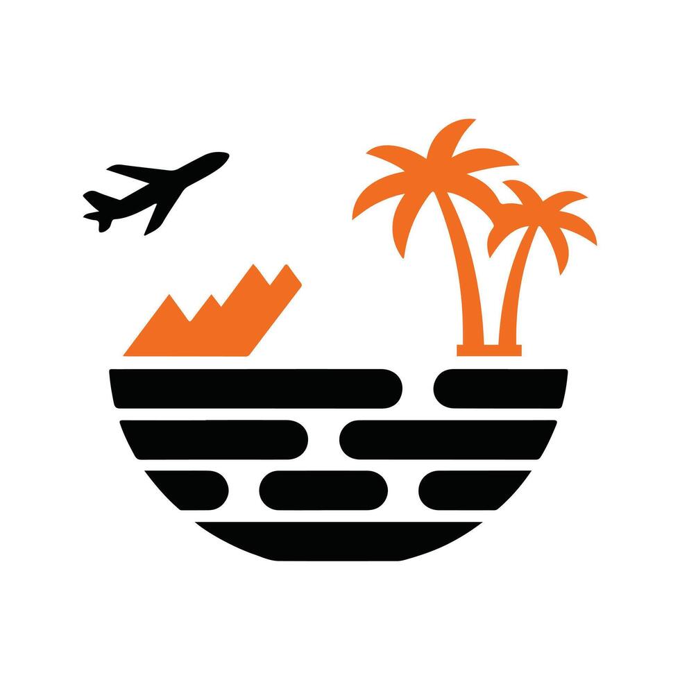 Travel Logo Illustration Design vector