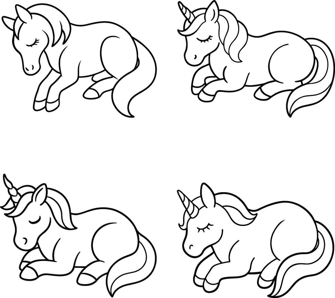 Exotic pet line art printables to color vector