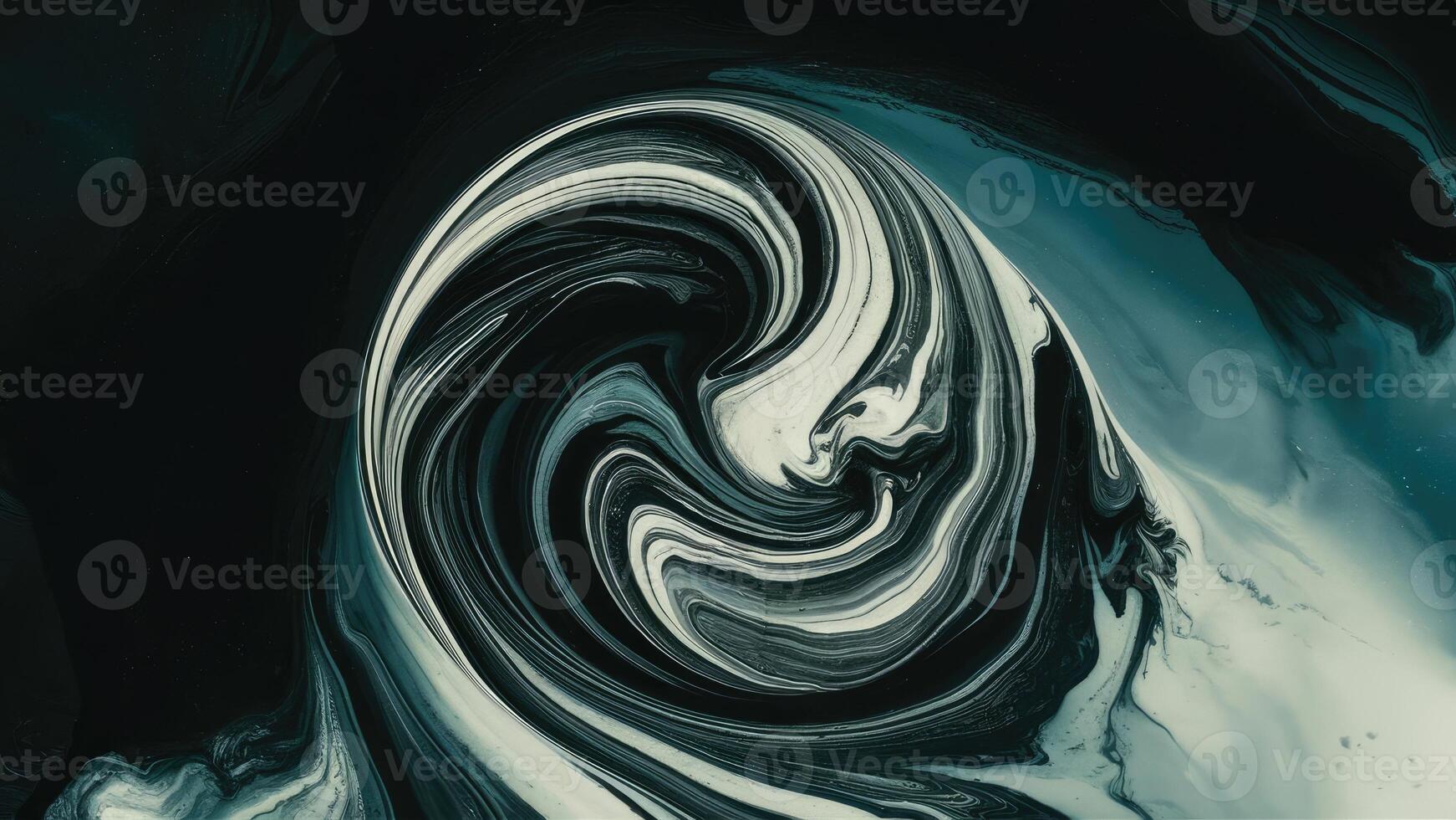 Rich Textured Surface of Black Marble photo