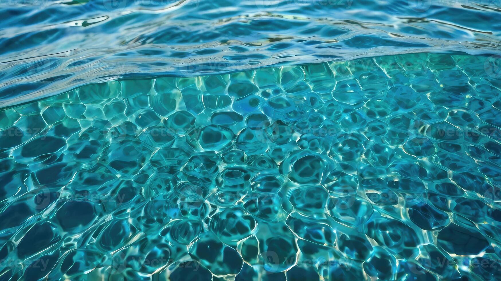 Sunlight Reflecting on Sea Surface photo