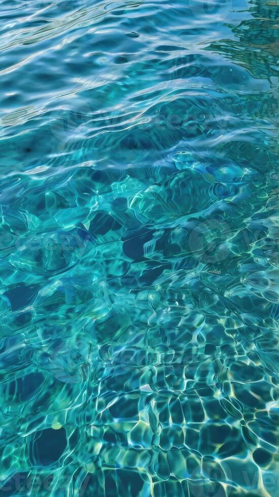 close up of a Abstract Aqua Patterns in Nature photo
