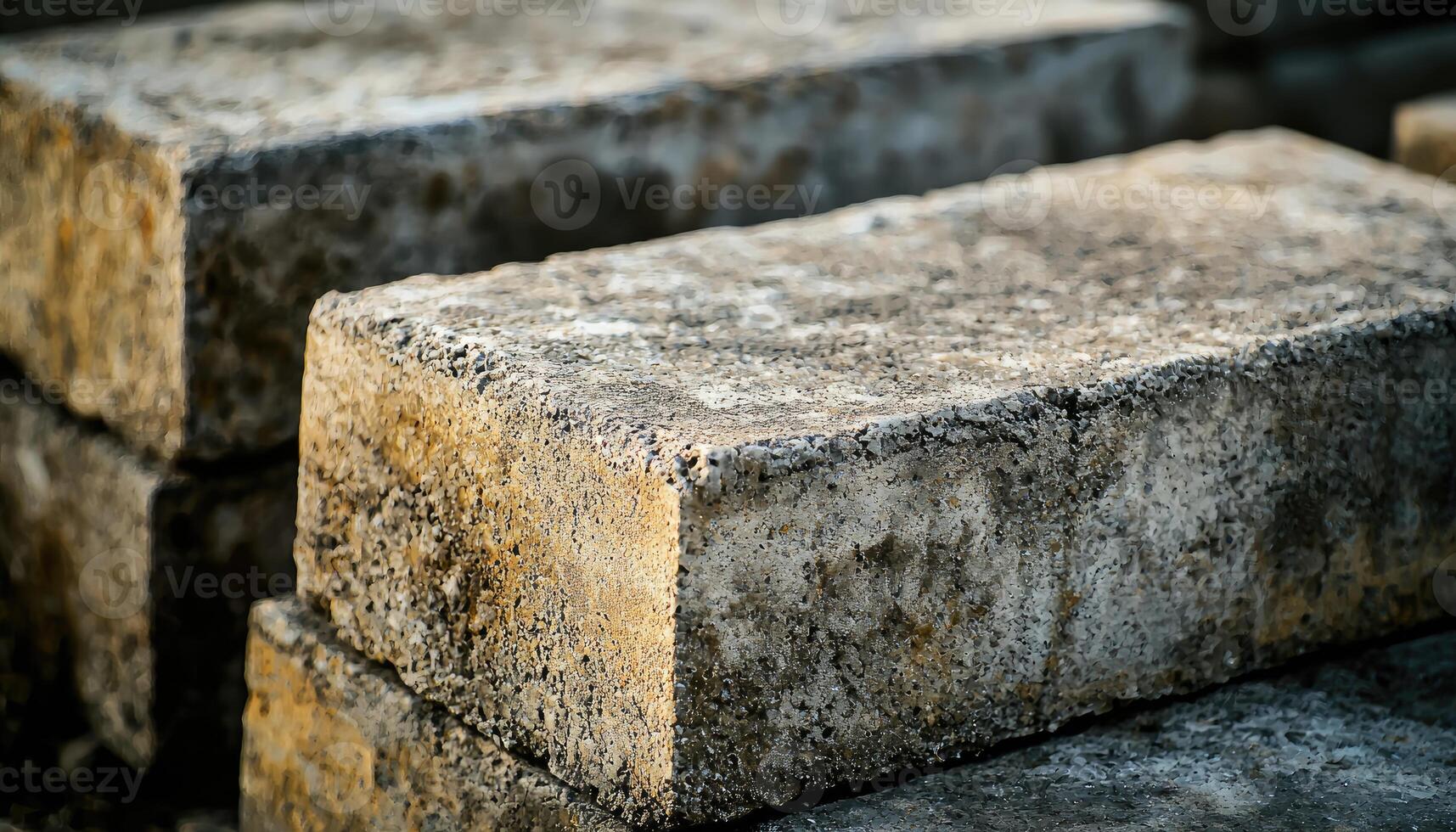 Weathered Concrete Blocks Stacked background photo