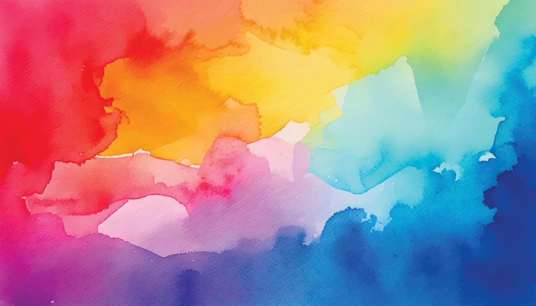 Watercolor background with bright colors vector