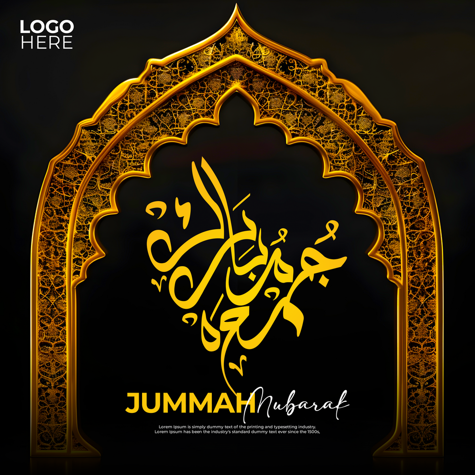 Jummah Mubarak Post Design, May Your Prayers Be Accepted psd