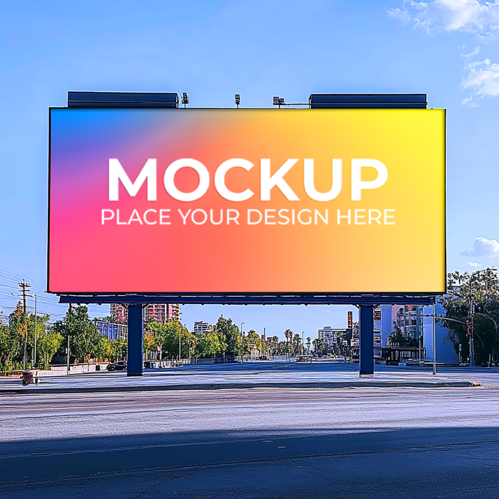Sleek Billboard Mockup for Designer Advertisements psd
