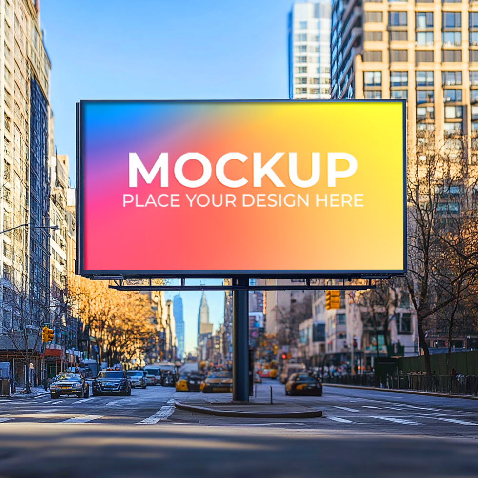 Gaming Billboard Mockup for Esports and Console Advertising psd