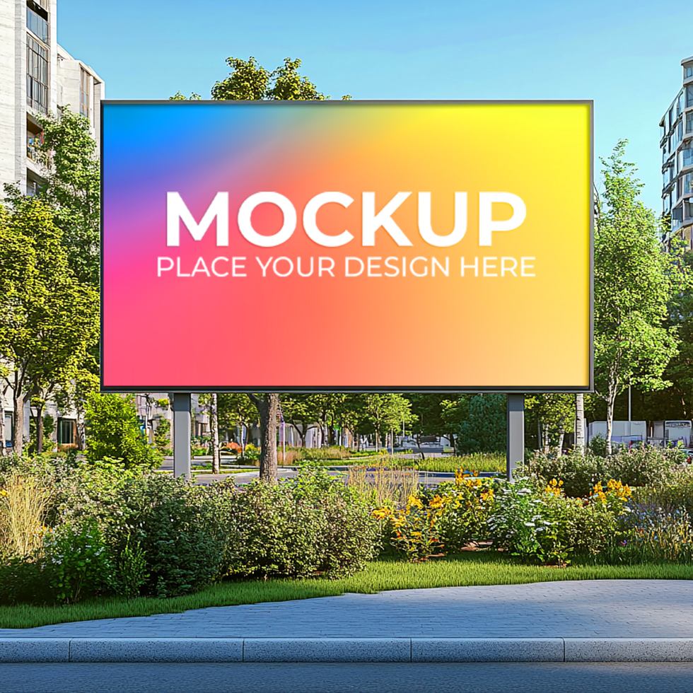 Healthcare Billboard Mockup for Medical Awareness Campaigns psd