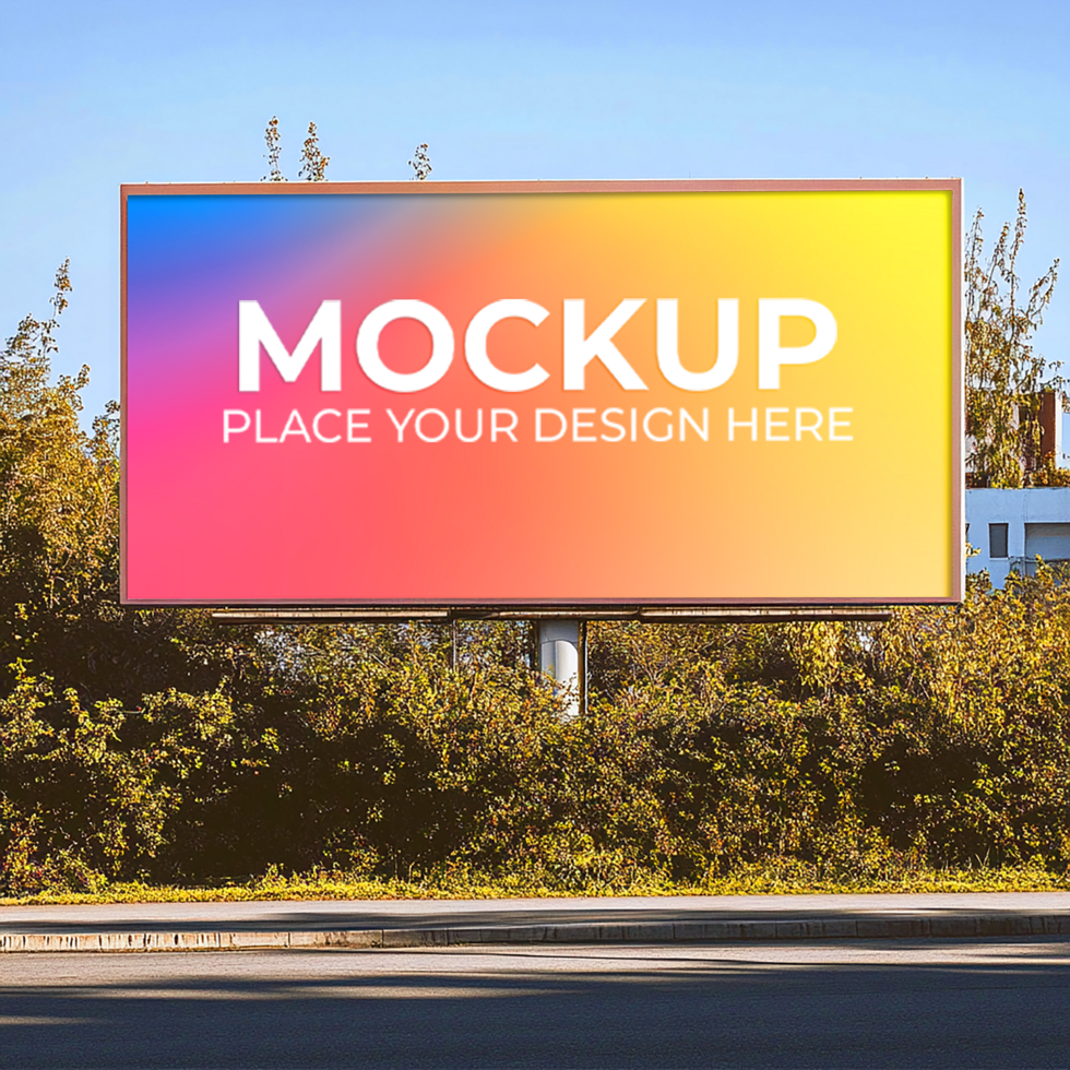 Exclusive Billboard Mockup for Luxury Campaigns psd