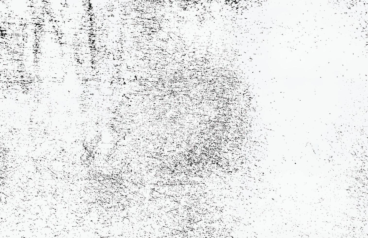 Abstract black and white grunge texture with scratches and noise, creating a distressed effect. vector