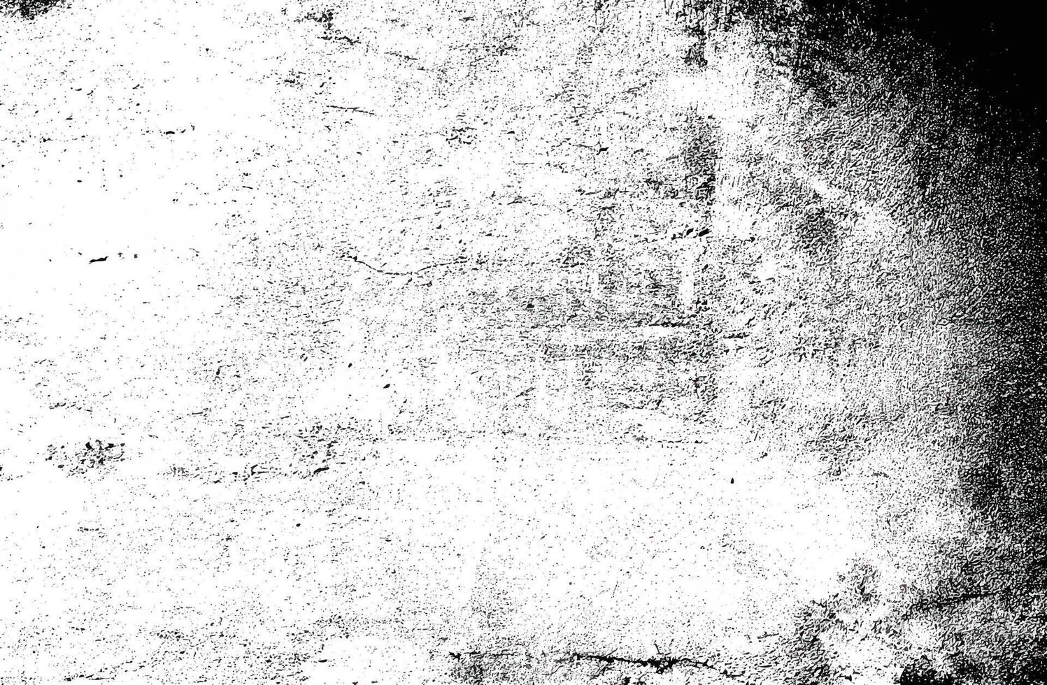 High-resolution black and white grunge concrete texture with cracks and rough details. Ideal for backgrounds. vector