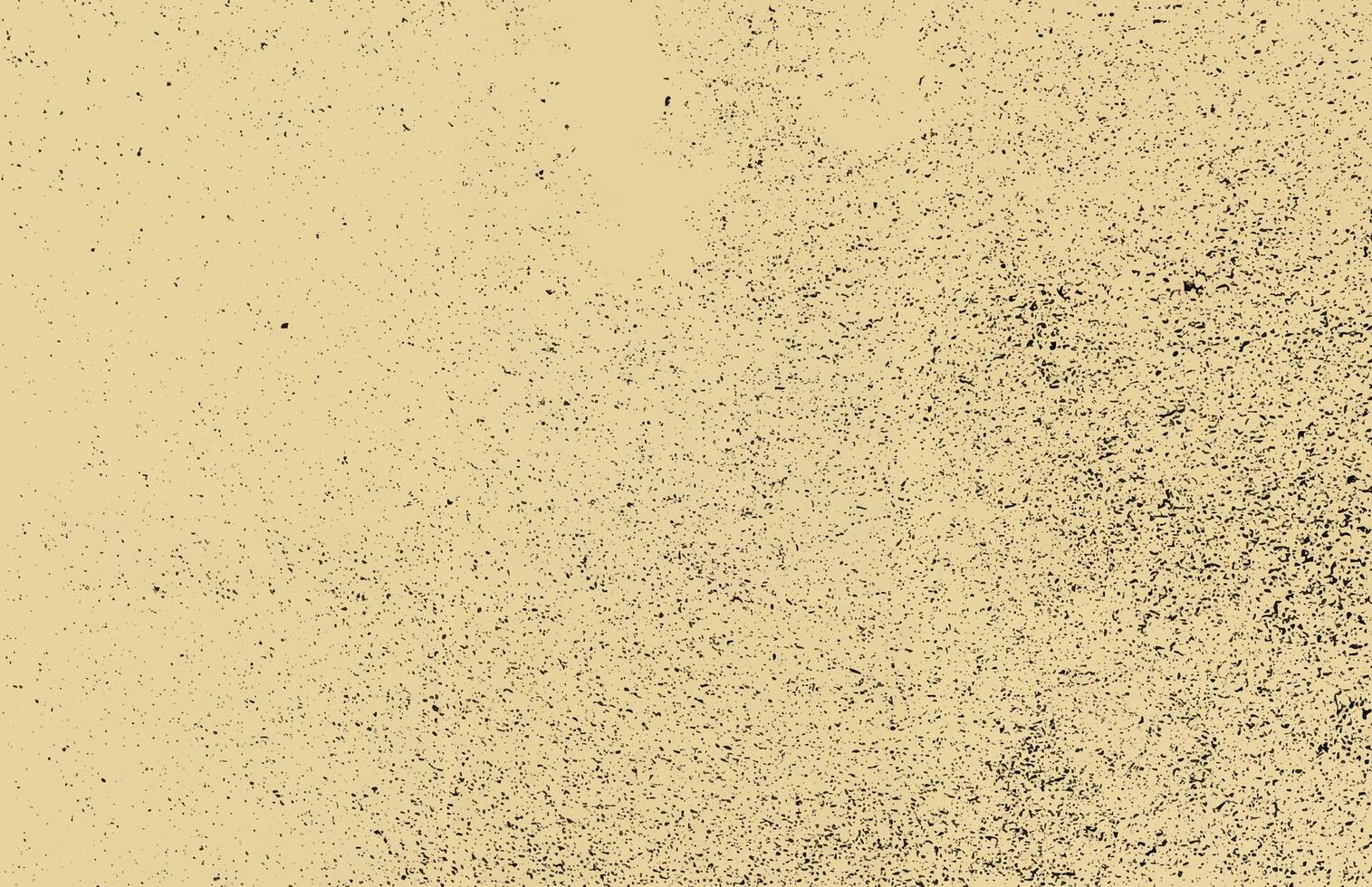 Beige grunge texture with black speckled dust and noise effects, ideal for vintage backgrounds. vector