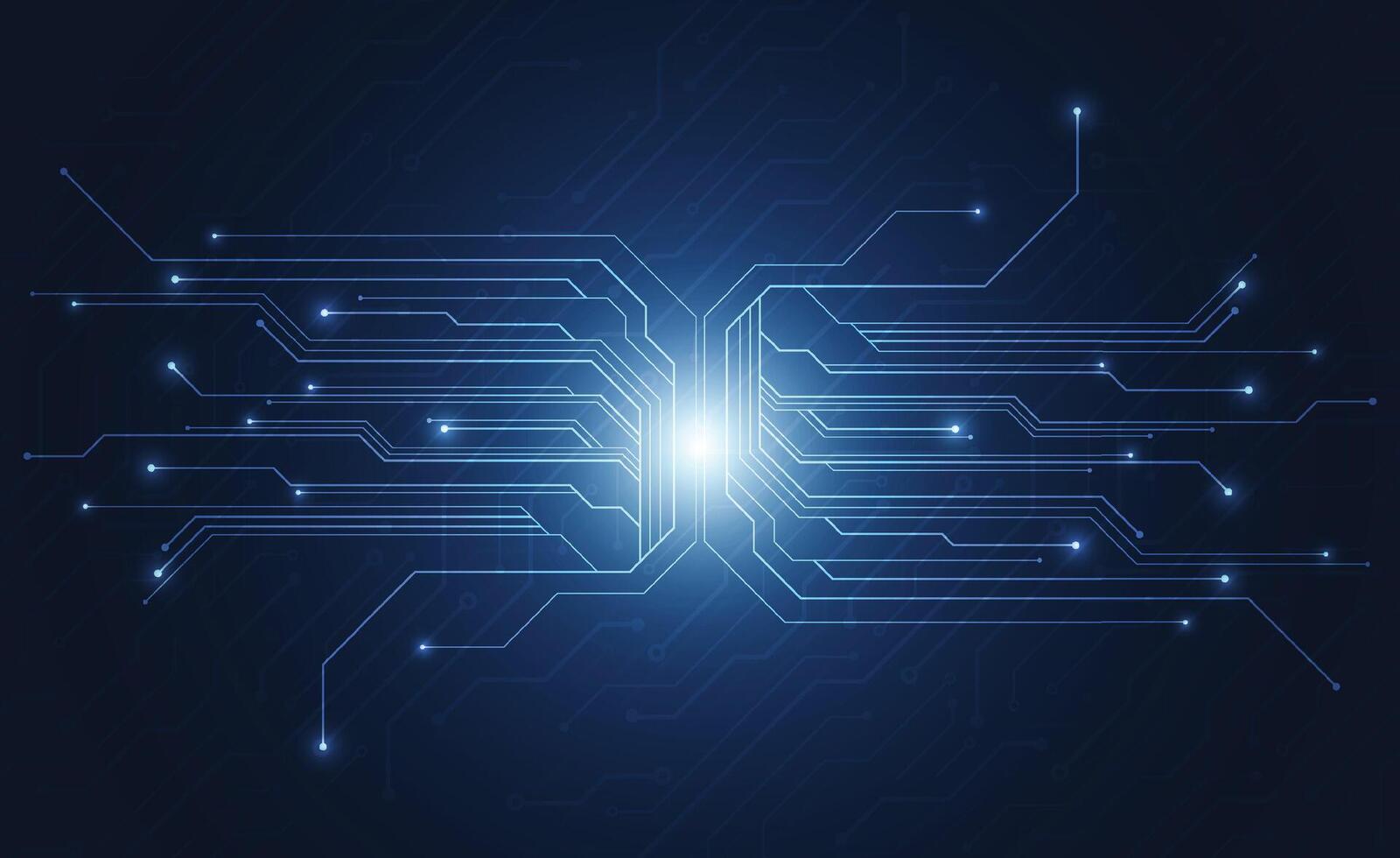Abstract background with technology circuit board texture. Electronic motherboard illustration. Communication and engineering concept. illustration vector