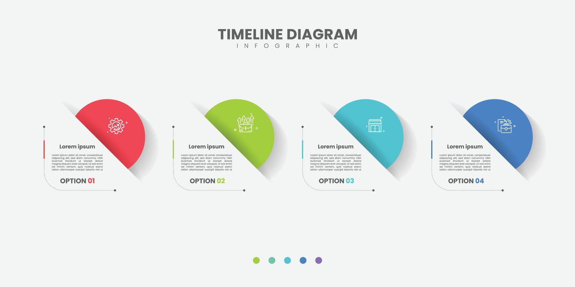 Infographic label design template with icons and 4 options or steps. Can be used for process diagram, presentations, workflow layout, banner, flow chart, info graph. vector