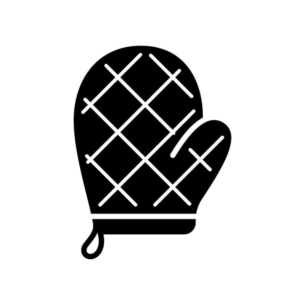 Oven mitts icon isolated on white background. vector