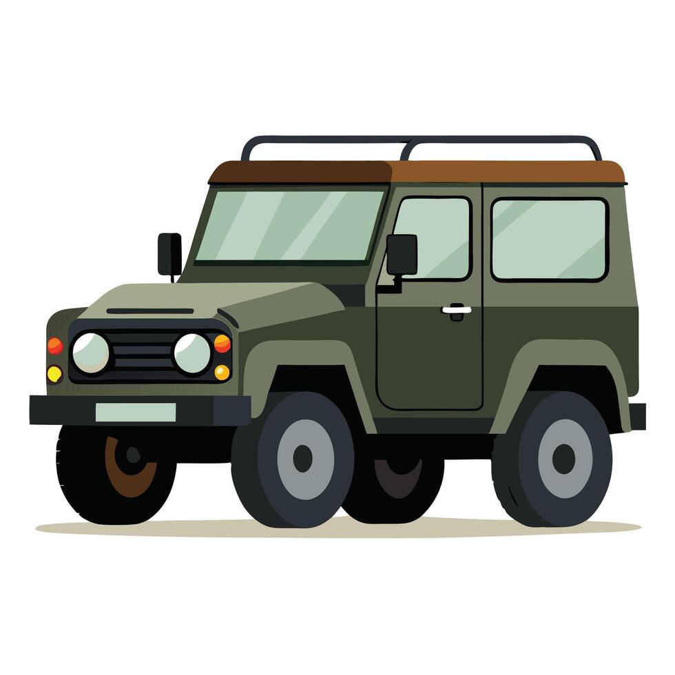 an image of a military vehicle vector