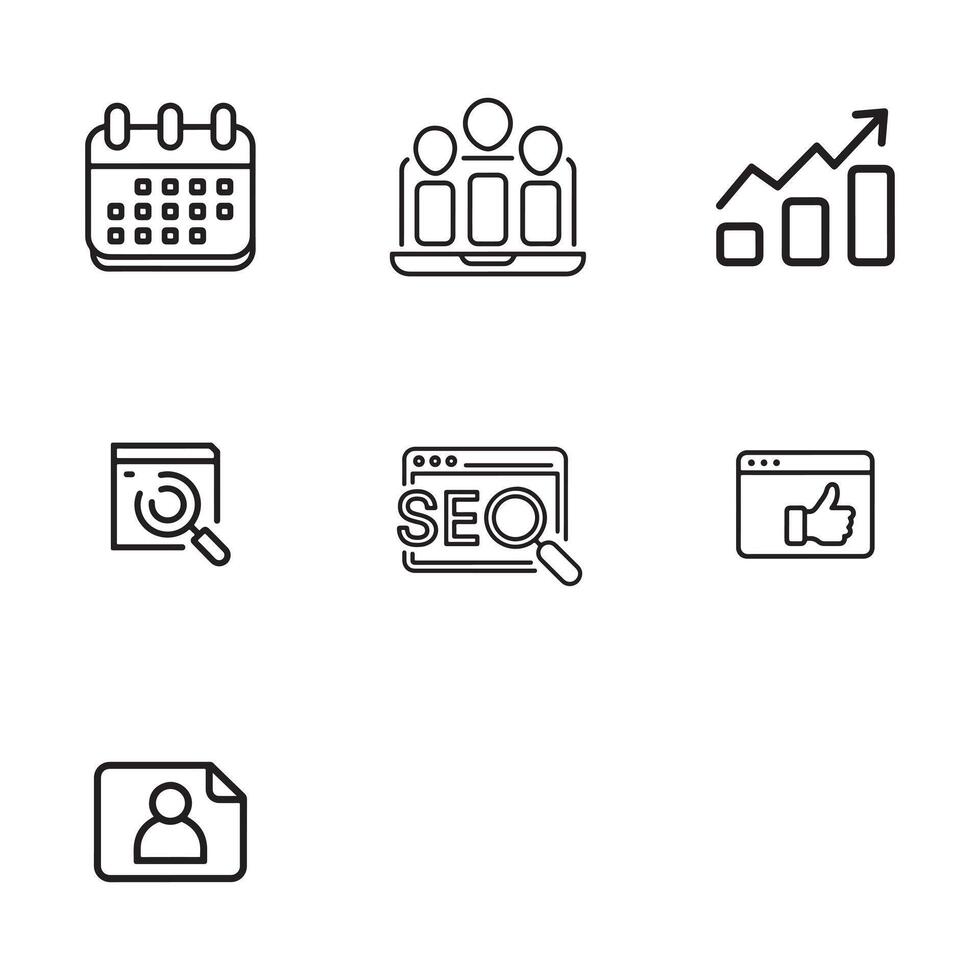 Modern Advertising and Engagement Symbols for Apps and UI vector