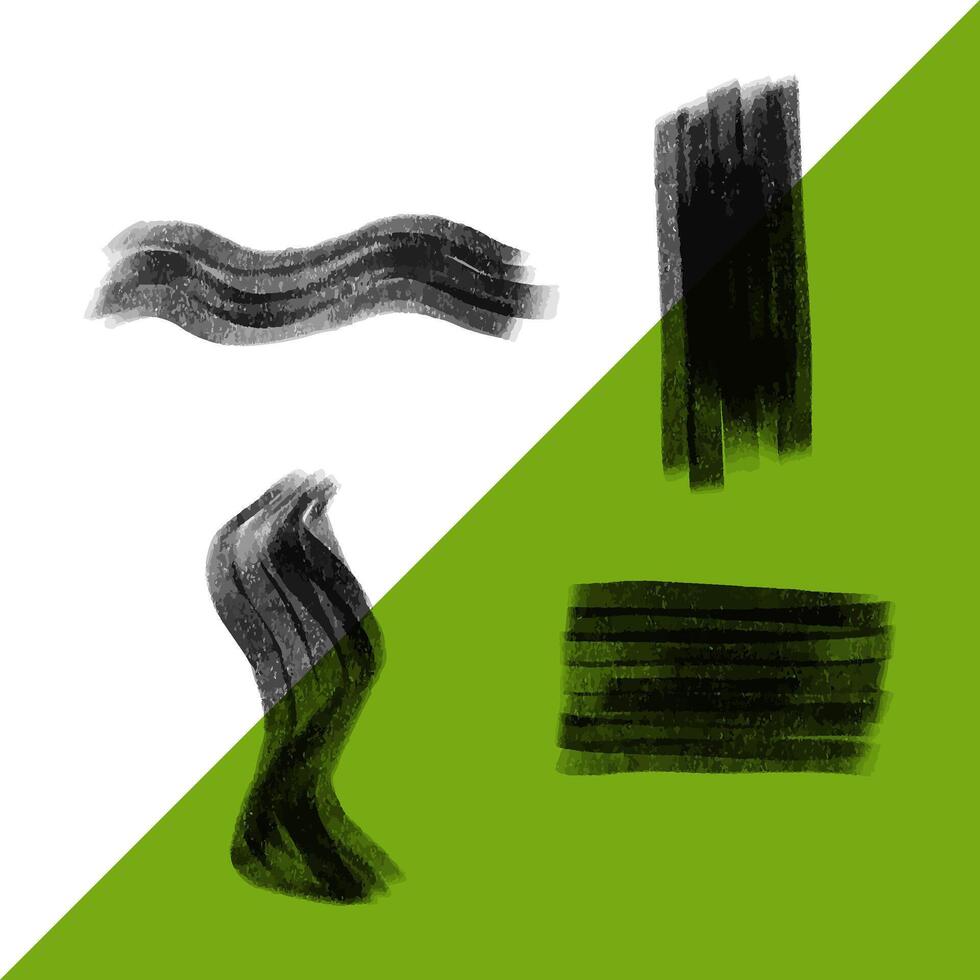 Charcoal block shades and scribbles design vector
