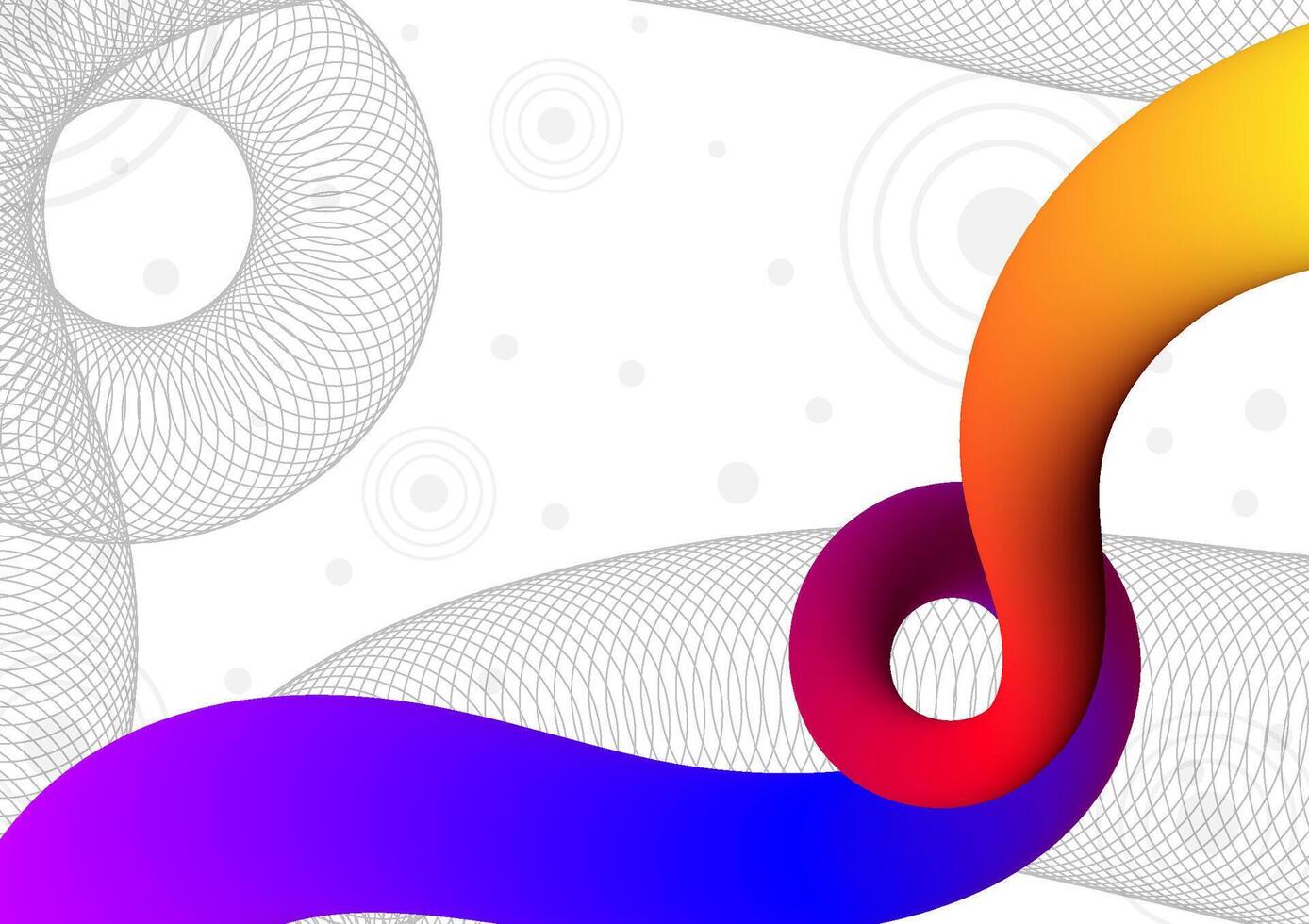 Digital wave colorful abstract futuristic fluid line technology gradient background. vector