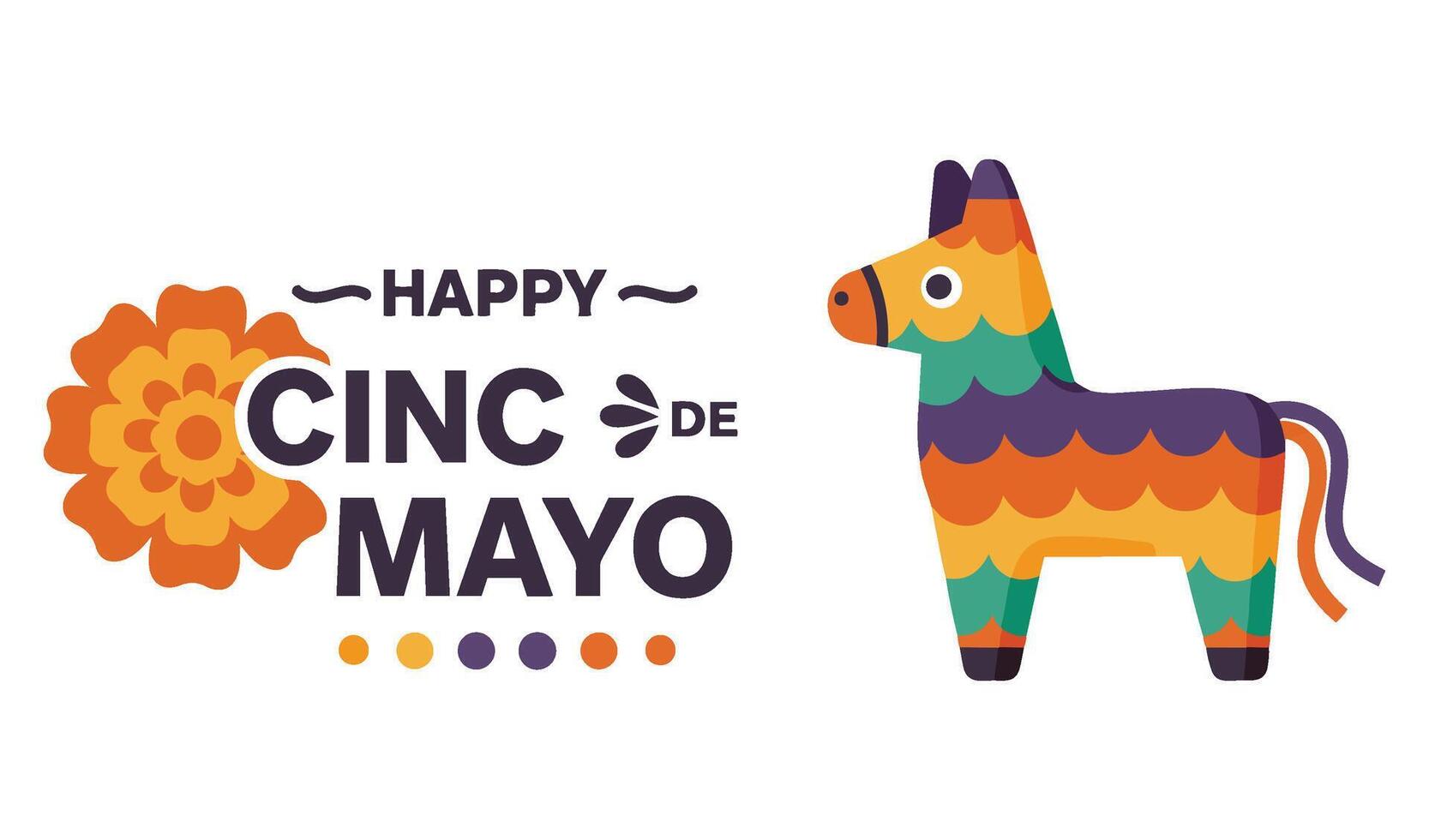 Festive and Colorful Cinco De Mayo Design for Traditional Mexican Party Events vector
