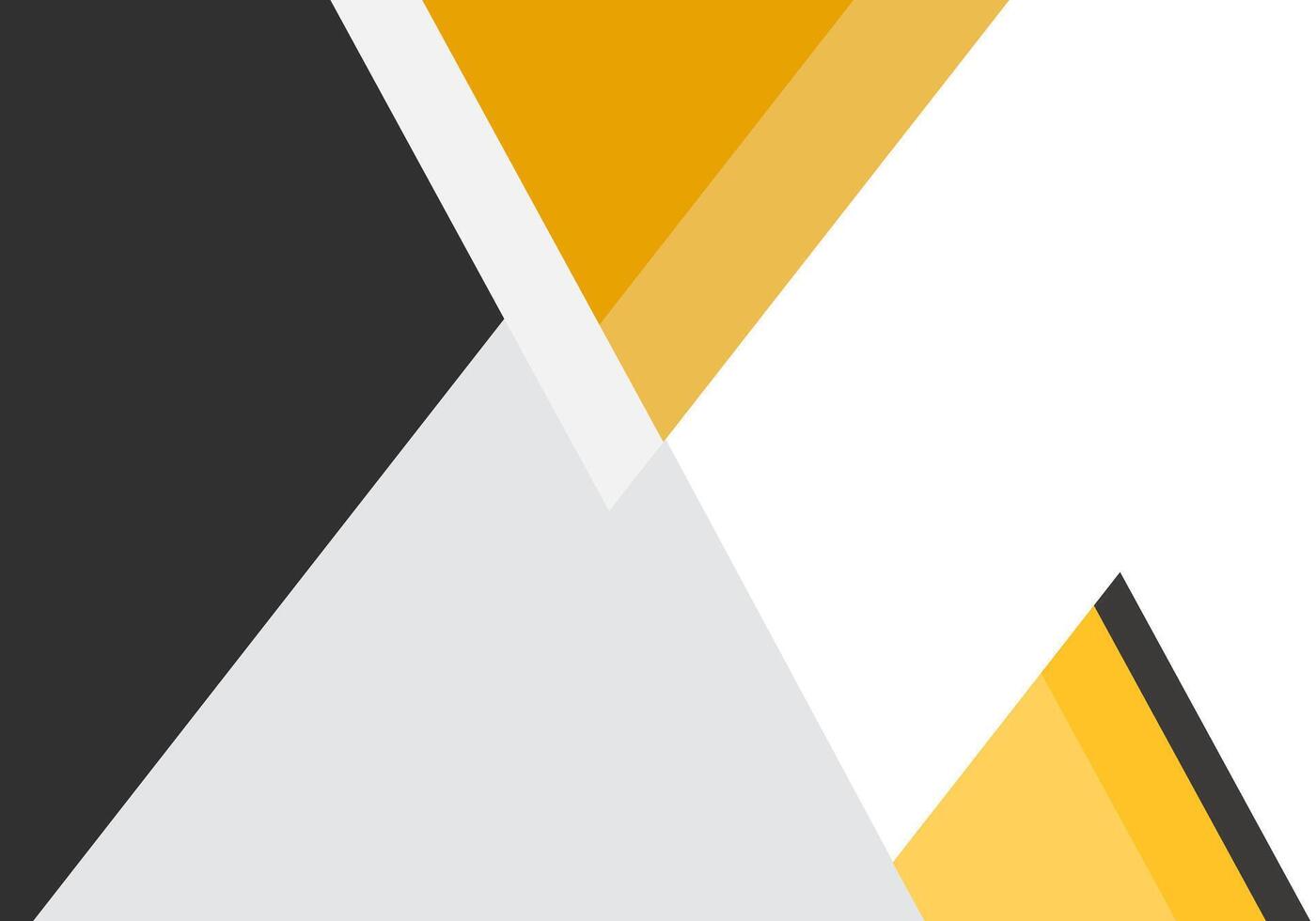 a yellow, black and white geometric pattern layout vector