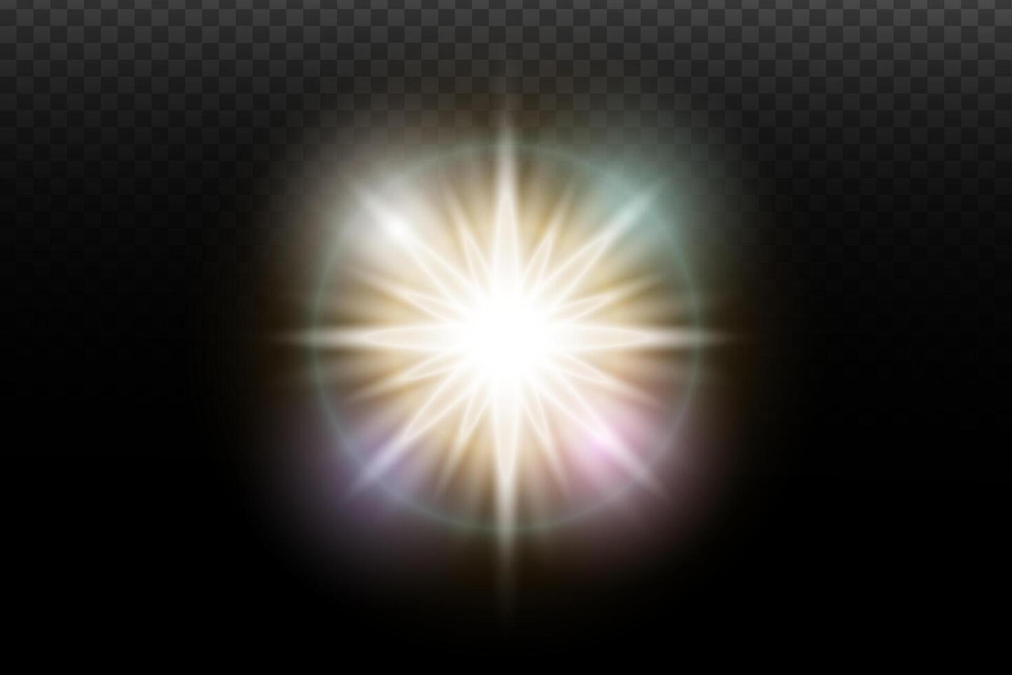 a glowing light. background vector