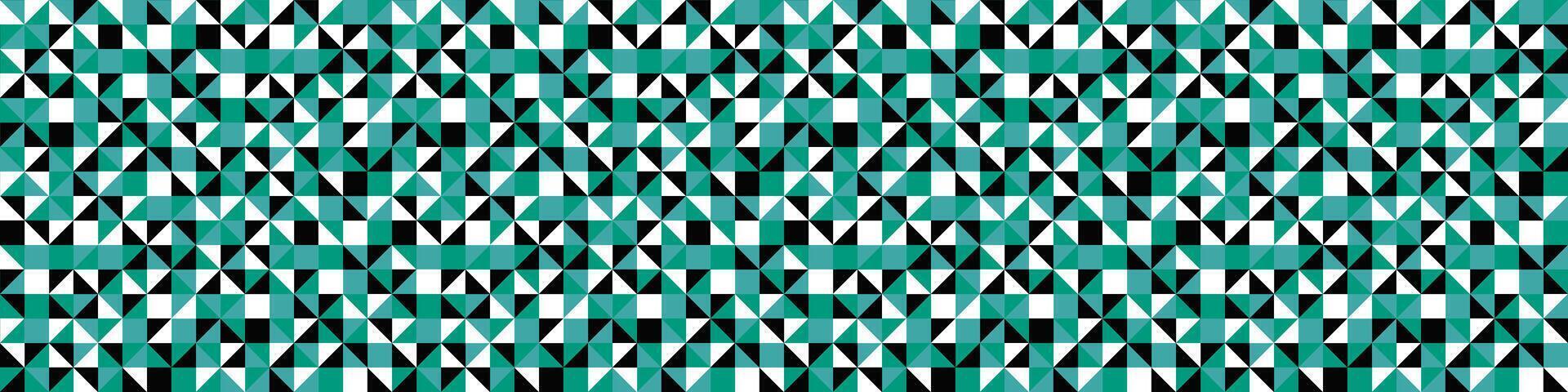 Abstract geometric pattern background - wide design with geometrical shapes vector