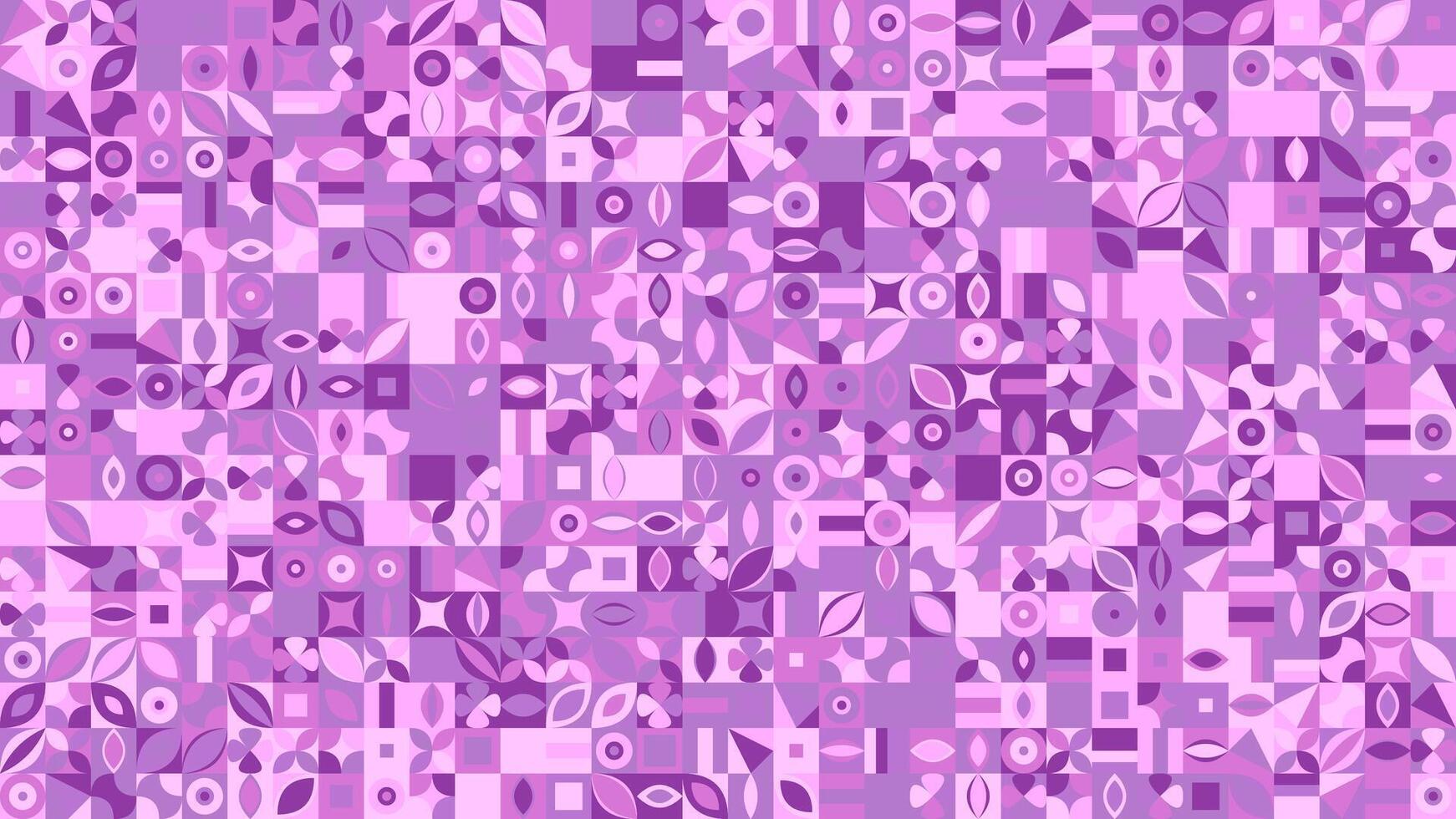 Chaotic colorful abstract geometric pattern webpage background vector