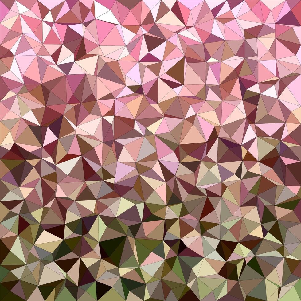 Abstract triangle mosaic background design vector