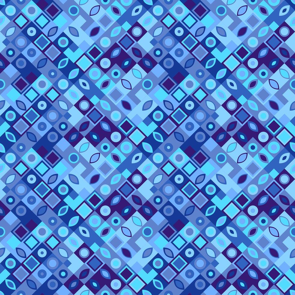 Colored mosaic pattern background - colorful abstract graphic vector