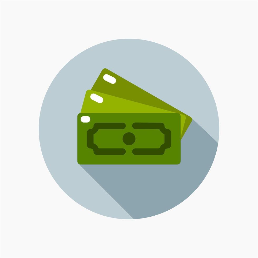 Design Illustration graphic of currency icon with flat style. Suitable for UI, mobile design, web design, etc. vector