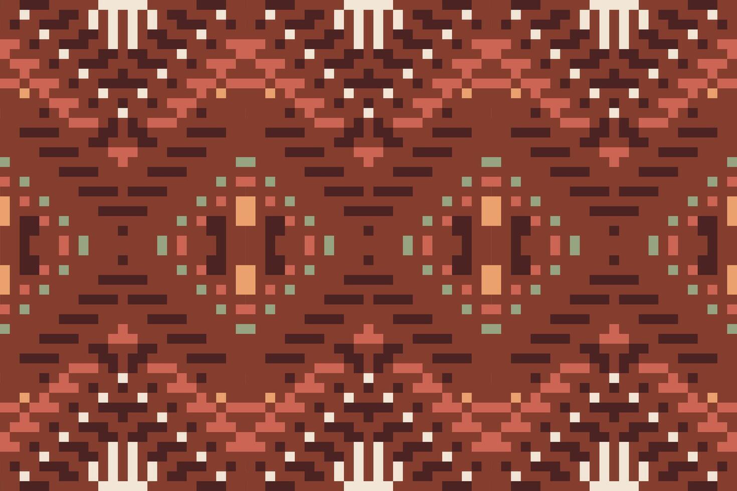 Textile Background Arabic Pattern Backgroundfolk Embroidery, Aztec Geometric Ornament Print. Design for Carpet, Wallpaper, Clothing, Wrapping, Fabric vector