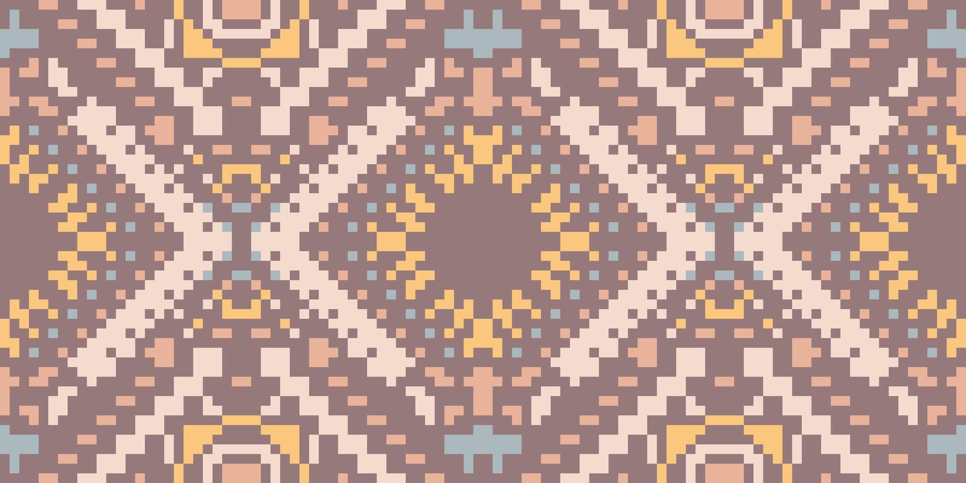 Ethnic Design Ikat Pattern Fabricfolk Embroidery, Aztec Geometric Ornament Print. Design for Carpet, Wallpaper, Clothing, Wrapping, Fabric vector
