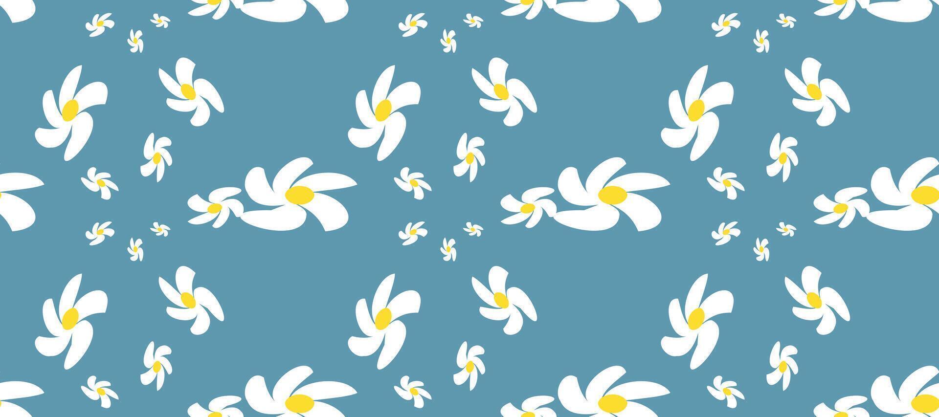 Blossom Simple Daisy Pattern Printable. Bloom Vibrant Visual Perfect for Seasonal Designs and Nature Inspired Projects vector