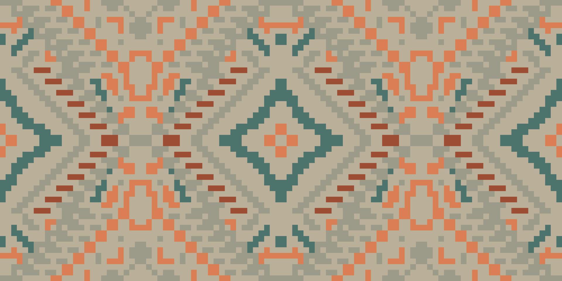 Ornament Simple Arabic Geometric Patternfolk Embroidery, Aztec Geometric Ornament Print. Design for Carpet, Wallpaper, Clothing, Wrapping, Fabric vector