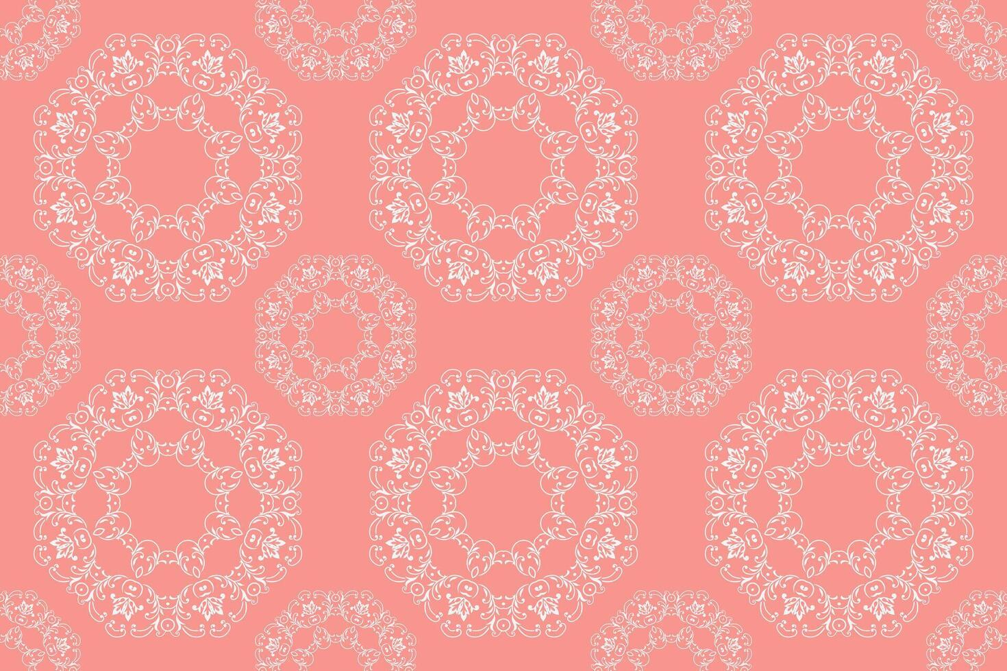 Modern Damask Patterns Scandinavian Modern Abstract Geometric Pattern Folk Embroidery, Aztec Ornament Print. Design for Carpet, Wallpaper, Clothing, Wrapping, Fabric vector