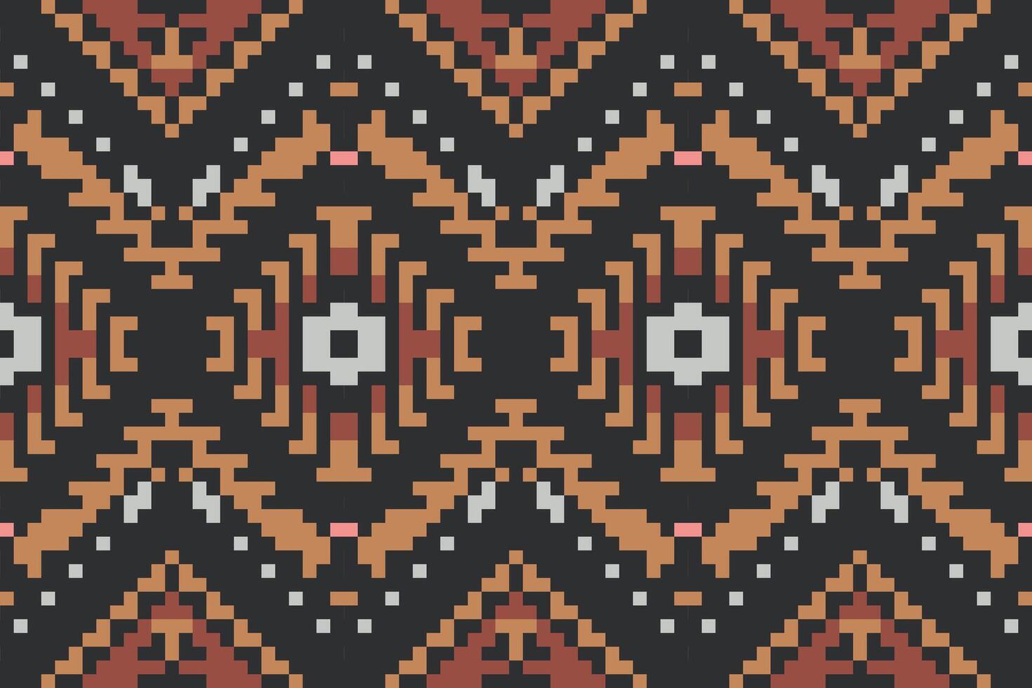 Textile Background Simple Arabic Geometric Patternfolk Embroidery, Aztec Geometric Ornament Print. Design for Carpet, Wallpaper, Clothing, Wrapping, Fabric vector