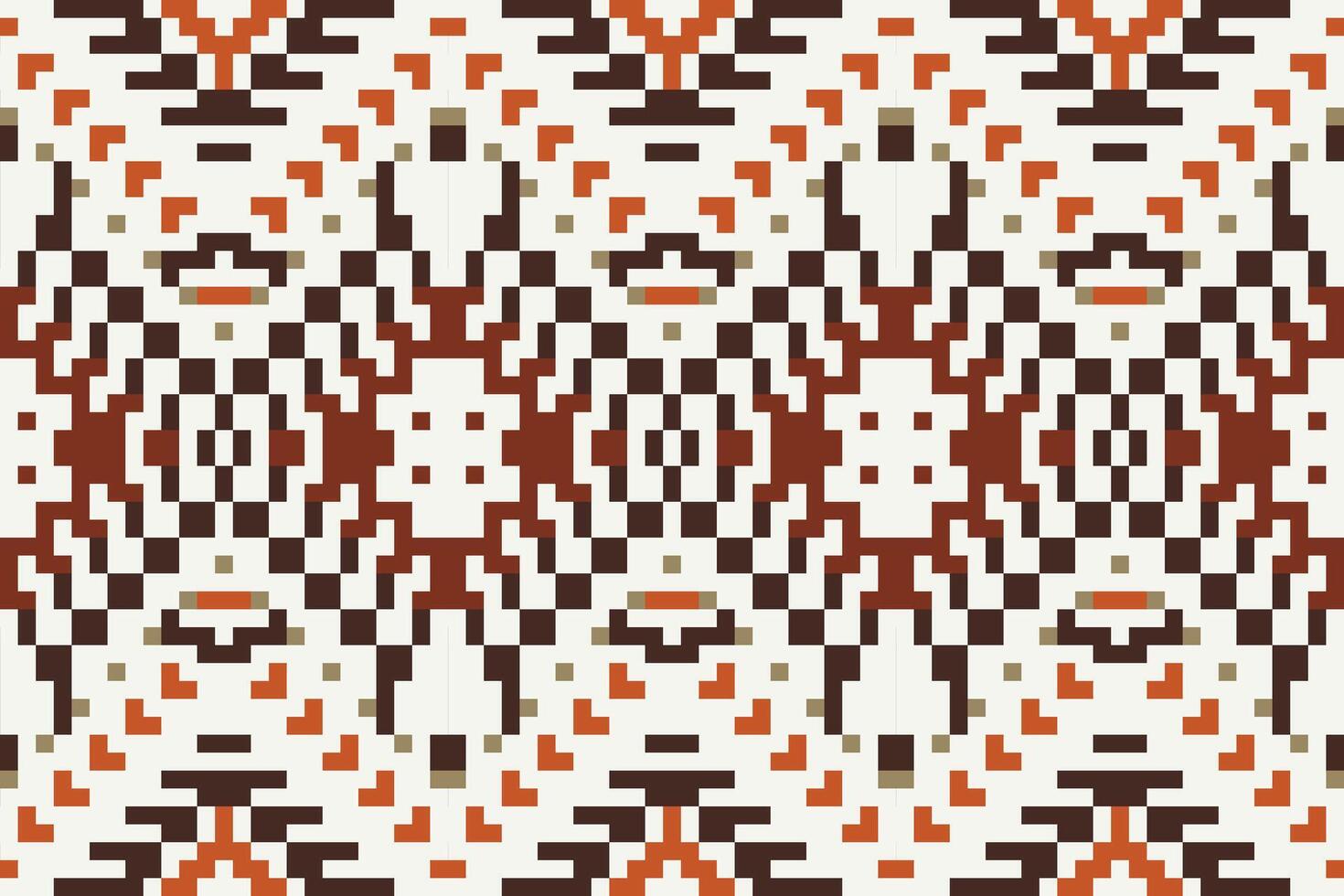 Antique Colorful Abstract Geometric Patternfolk Embroidery, Aztec Geometric Ornament Print. Design for Carpet, Wallpaper, Clothing, Wrapping, Fabric vector