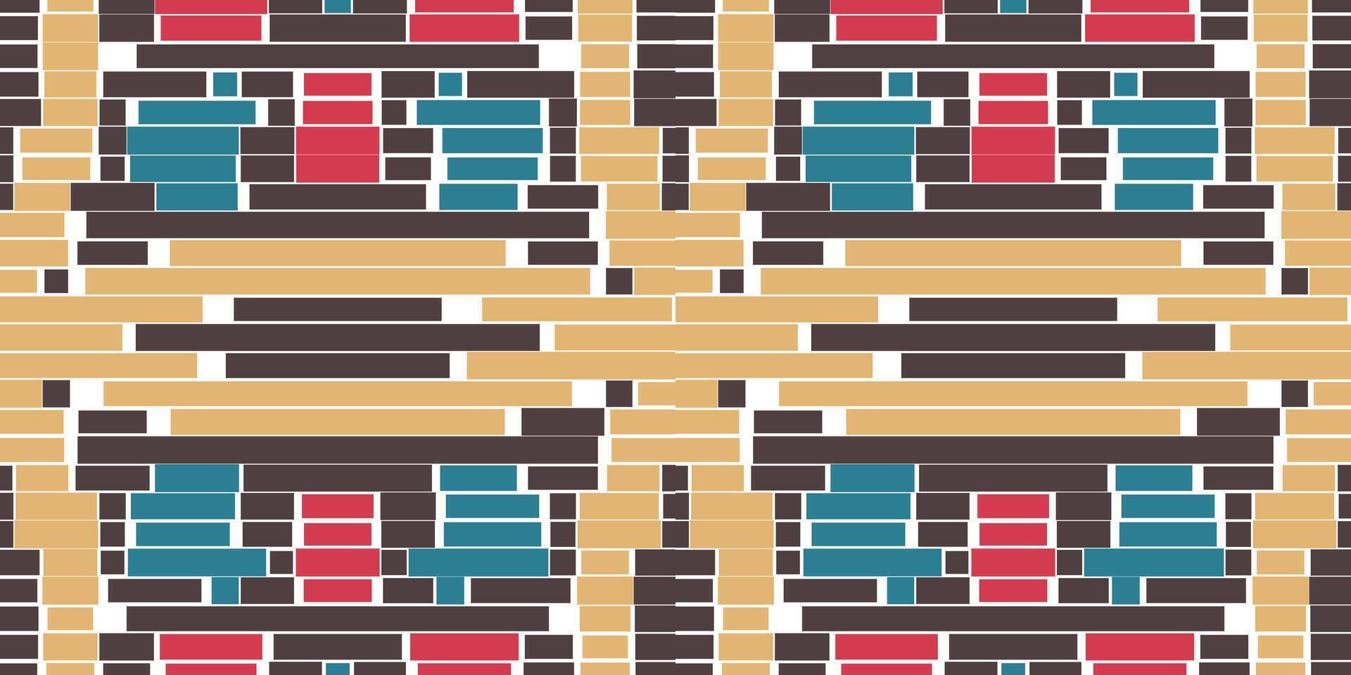 Traditional Design Ethnic Design Pattern in the Philippinesfolk Embroidery, Aztec Geometric Ornament Print. Design for Carpet, Wallpaper, Clothing, Wrapping, Fabric vector