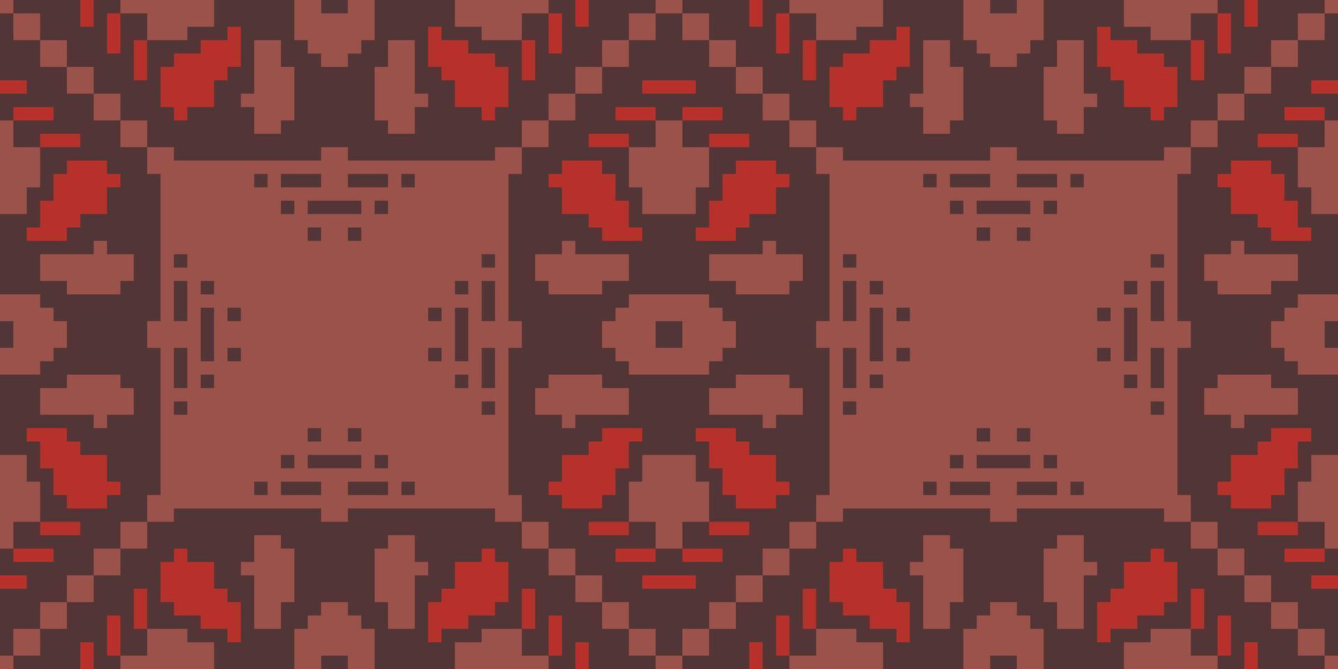 Repeating Pattern Arabic Pattern Mehndi Designfolk Embroidery, Aztec Geometric Ornament Print. Design for Carpet, Wallpaper, Clothing, Wrapping, Fabric vector