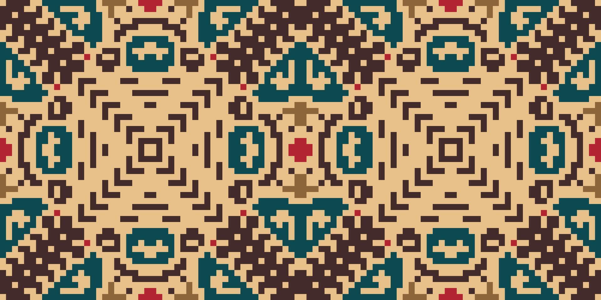 Sarong Indian Traditional Patternfolk Embroidery, Aztec Geometric Ornament Print. Design for Carpet, Wallpaper, Clothing, Wrapping, Fabric vector