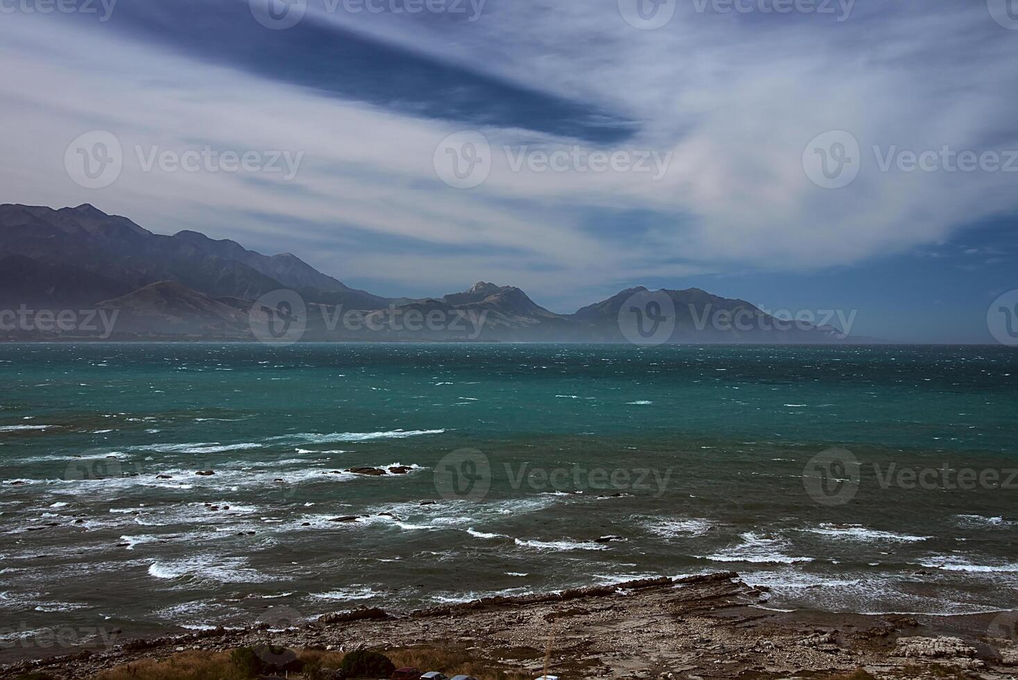 mountains from kaikoura photo