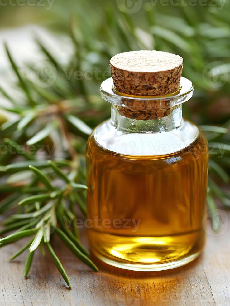 Rosemary essential oil photo