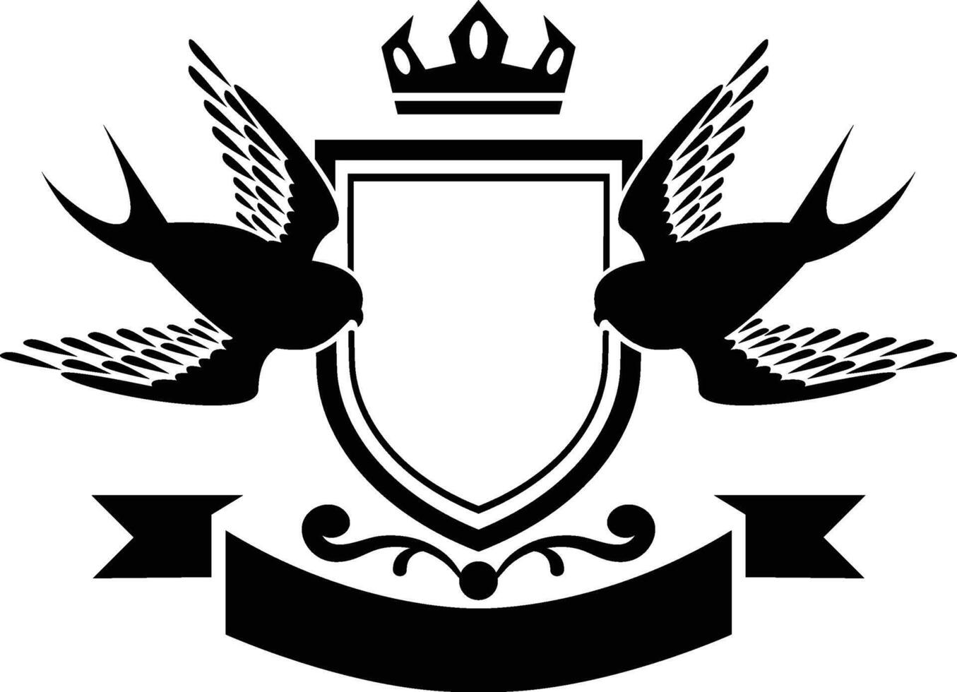 Royal Swallow Brand vector