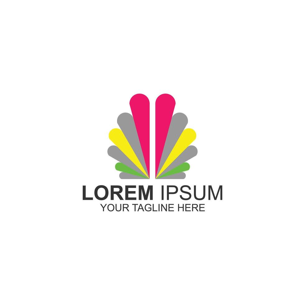 lorem ipsum logo design for brand with creative illustration vector