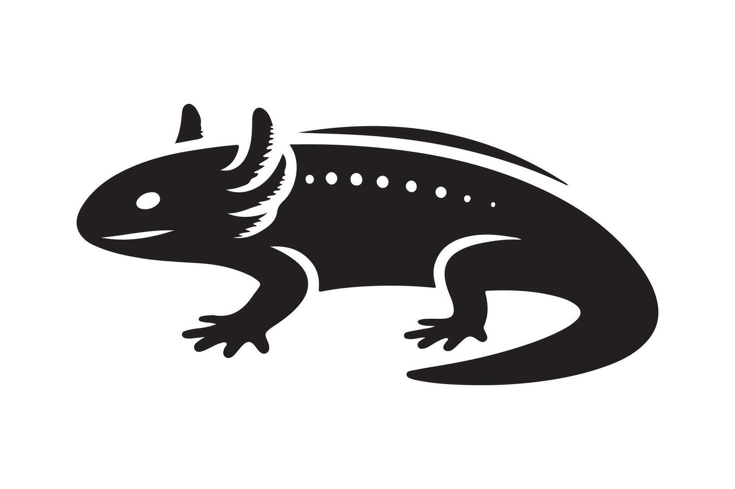 High Resolution Axoloti Black Image vector